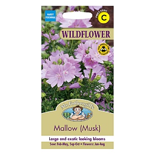 Mr Fothergills Wild Flower Mallow (Musk) Seeds