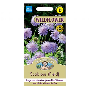 Mr Fothergills Wild Flower Scabious (Field) Seeds