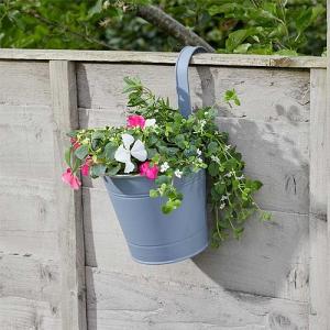 Smart Garden Fence & Balcony Hanging Pot 15cm - Slate