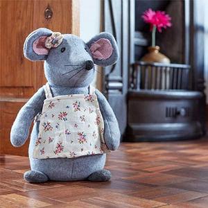 Outside In Mrs Mouse Plush Doorstop