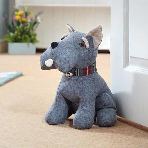 Outside In Scottie Plush Doorstop