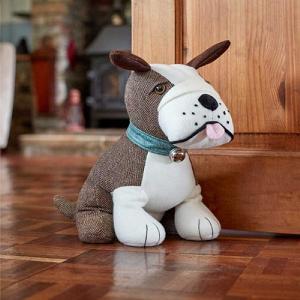 Outside In Bulldog Plush Doorstop