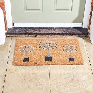 Outside In Olives Coir Doormat 45 x 75cm