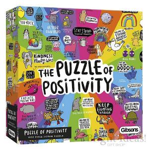 Gibsons Puzzle of Positivity 1000 Piece Jigsaw Puzzle