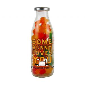 The Treat Kitchen Message Bottle - Some Bunny Loves You (Gummy Bunny) 350g