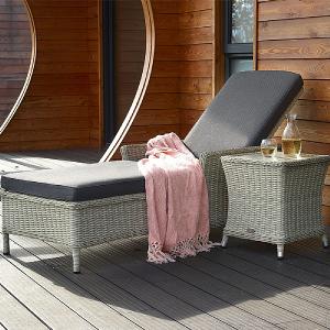 Bramblecrest Chatsworth Lounger & Side Table