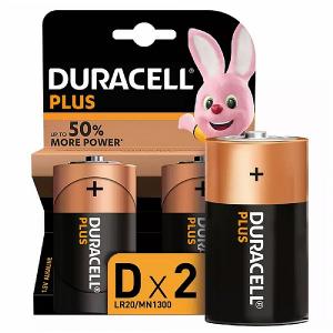 Duracell D Plus Power Batteries (Pack of 2)