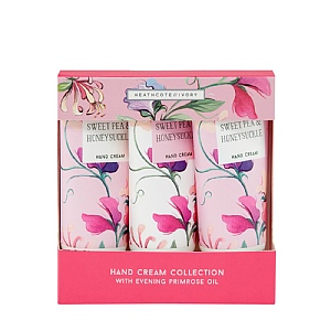 Heathcote & Ivory Sweet Pea & Honeysuckle Hand Cream Collection