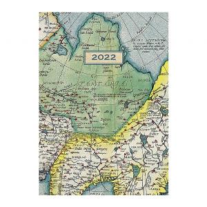 Antique Maps 2022 A5 Pad Diary