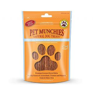 Pet Munchies Natural Wild Salmon and Sweet Potato 90g