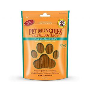 Pet Munchies Natural Wild Salmon Strips 80g