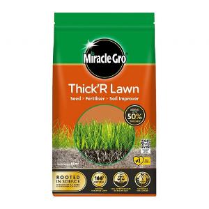 Miracle-Gro Thick'R Lawn Seed, Fertiliser & Soil Improver 3x80m2