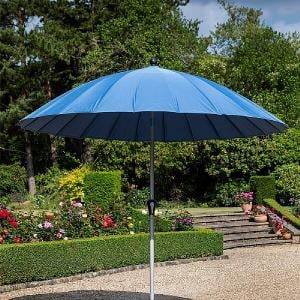 Hartman Shanghai 2.7m Round Parasol - Navy