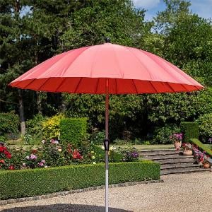 Hartman Shanghai 2.7m Round Parasol - Coral