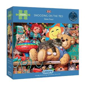 Gibsons Snoozing on the Ted 250 XL Piece Jigsaw Puzzle