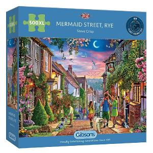 Gibsons Mermaid Street Rye 500 XL Piece Jigsaw Puzzle
