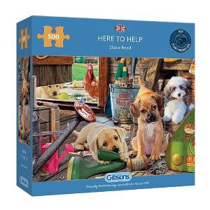 Gibsons Here to Help 500 Piece Jigsaw Puzzle
