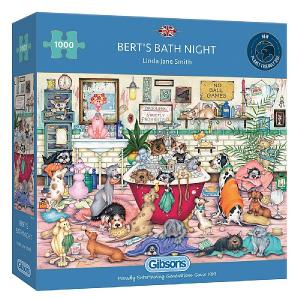 Gibsons Bert's Bath Night 1000 Piece Jigsaw Puzzle