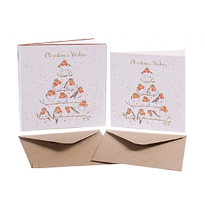 Wrendale 'Rockin' Robins' Robin Christmas Card Box Set