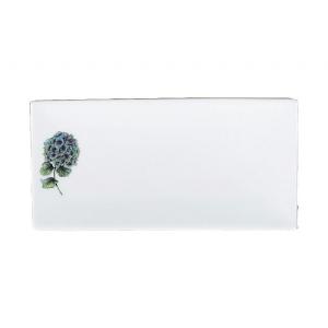 Toasted Crumpet Hydrangea Rectangular Soap Dish