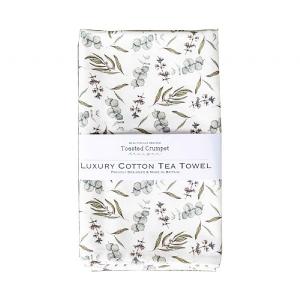 Toasted Crumpet Eucalyptus Pure Tea Towel