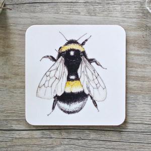 Toasted Crumpet Bumblebee Single Coaster