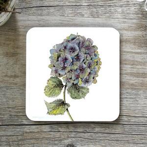 Toasted Crumpet Hydrangea Pure Single Coaster