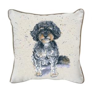Cavapoo Watercolour Cushion