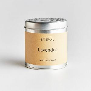 St Eval Lavender Candle Tin