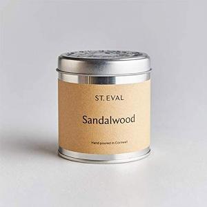 St Eval Sandalwood Candle Tin