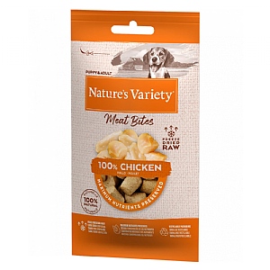Natures Variety Pure Freeze Dried Meat Bites Chicken Treat Dog Treat (20g)