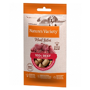 Natures Variety Pure Freeze Dried Meat Bites Beef Treat Dog Treat (20g)