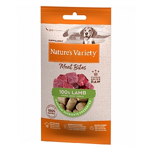Natures Variety Pure Freeze Dried Meat Bites Lamb Treat Dog Treat (20g)