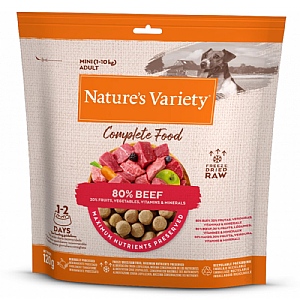 Natures Variety Beef Dinner Freeze Dried Complete Dog Food (120g)