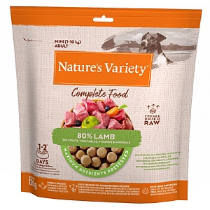 Natures Variety Lamb Dinner Freeze Dried Complete Dog Food (120g)