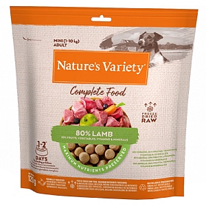 Natures Variety Lamb Dinner Freeze Dried Complete Dog Food (120g)