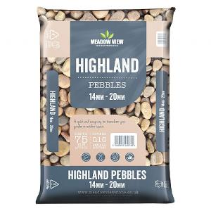 Meadow View Highland Pebbles 14-20mm - 20kg Bag