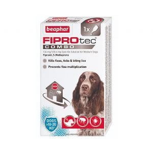 Beaphar Fiprotec Combo Flea & Tick Spot on for Medium Dogs