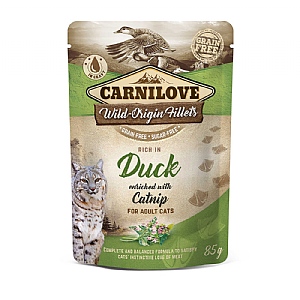Carnilove Duck With Catnip Pouch For Cats 85g