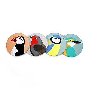 RSPB Birds Ceramic Coasters Set of 4