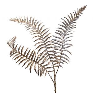 Decoris Gold Fern Spray on Stem