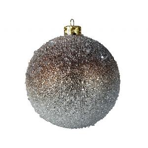 Decoris Camel Shatterproof Bauble with Ice 8cm