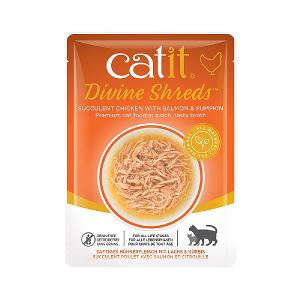 Catit Divine Chicken with Salmon Shreds 75g
