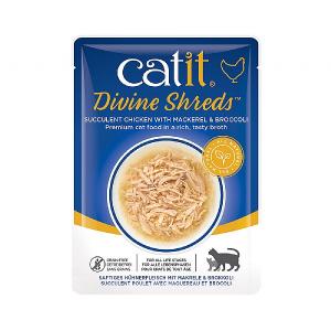 Catit Divine Chicken with Mackerel Shreds 75g