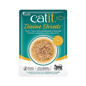 Catit Divine Tuna with Seabream Shreds 75g