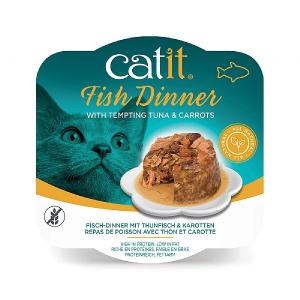 Catit Fish Dinner with Tuna & Carrot 80g