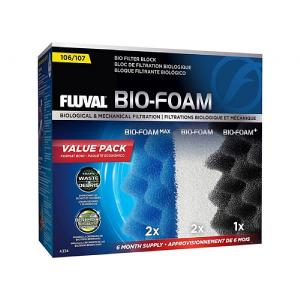 Fluval 107 Bio-Foam Filter Foam Value Pack