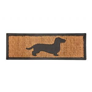 Fallen Fruits Rubber & Coir Doormat Dog