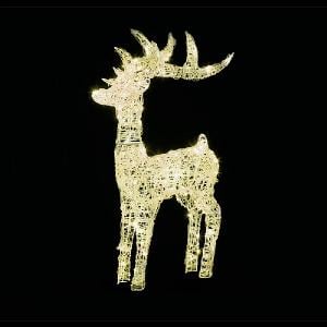 Premier 1.5m Warm White Reindeer