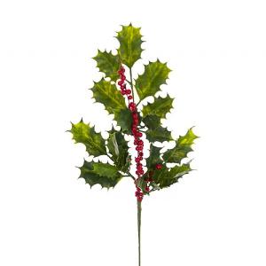 Red Scotch Holly Spray 40cm